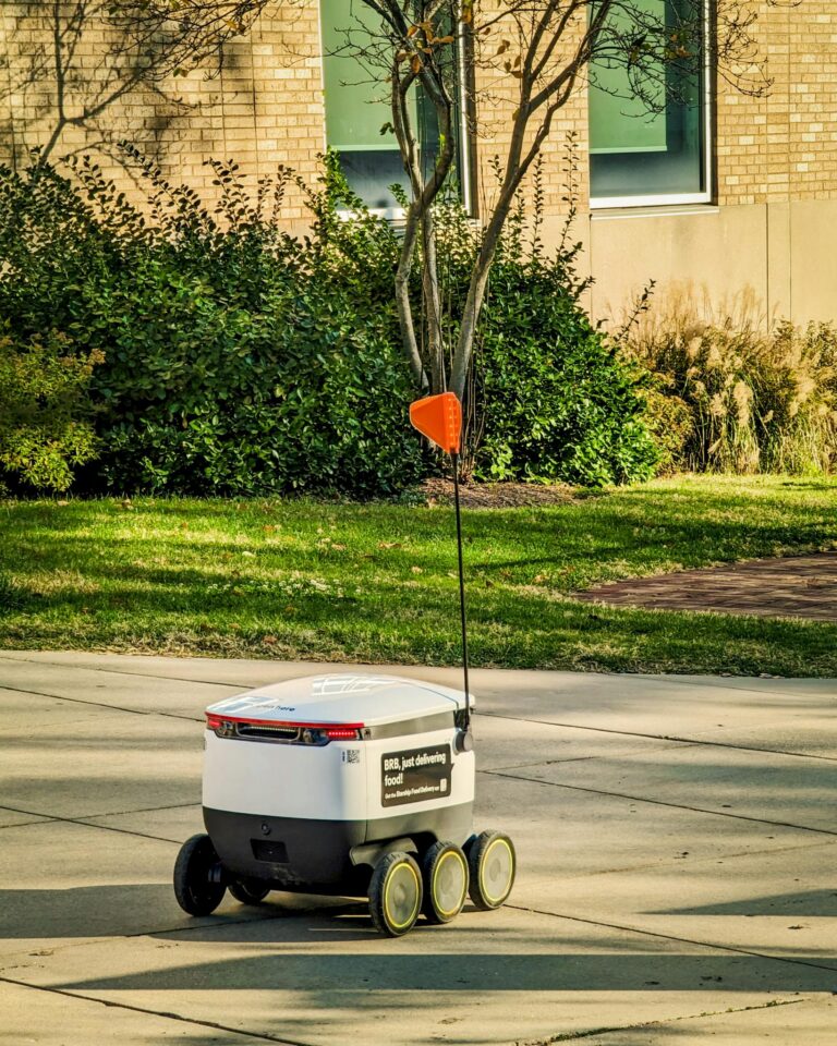 Food Delivery Robot on Sidewalk